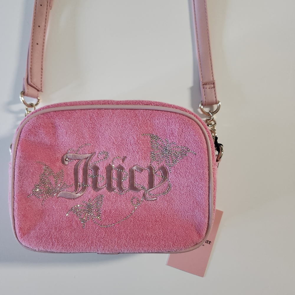 Juicy Couture Wingin' It Butterfly Crossbody Bag in Pink Lemonade